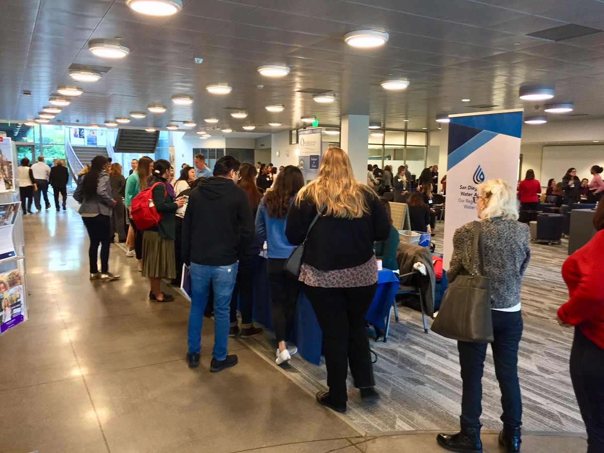sdcwa's tweet photo. We’re at the #WomenInWater symposium at Cuyamaca College. Come explore career opportunities in the water industry! Follow us on Instagram @sdcwa to see more pictures from today’s event. 💧 https://t.co/PhcRqLZrRE