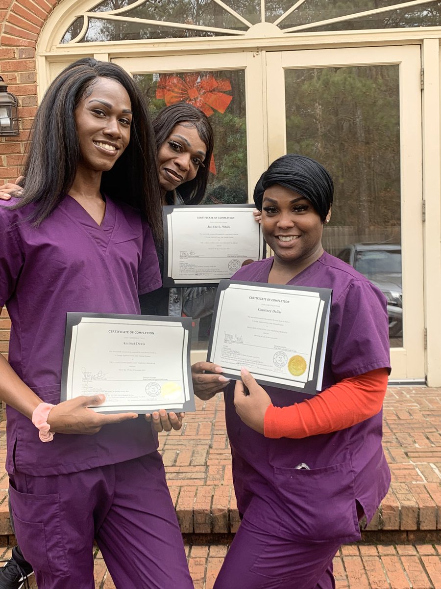 avision4hope's tweet photo. Just a few of our participants from the Certified Nursing Assistance who received scholarships through A Vision 4 Hope, Inc during the Dec-Jan session. Congratulations on your completion of the program!!! For more details on training opportunities for people of Trans contact us! https://t.co/0LEKHVrtIn