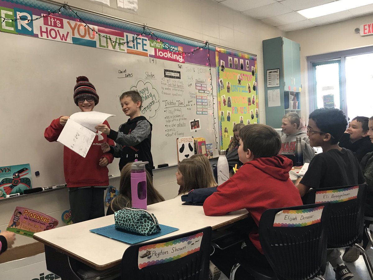 Mrs_StGeorge's tweet photo. Our class has been busy creating comics or books!! #LMEMagic https://t.co/EarcLRTLq6