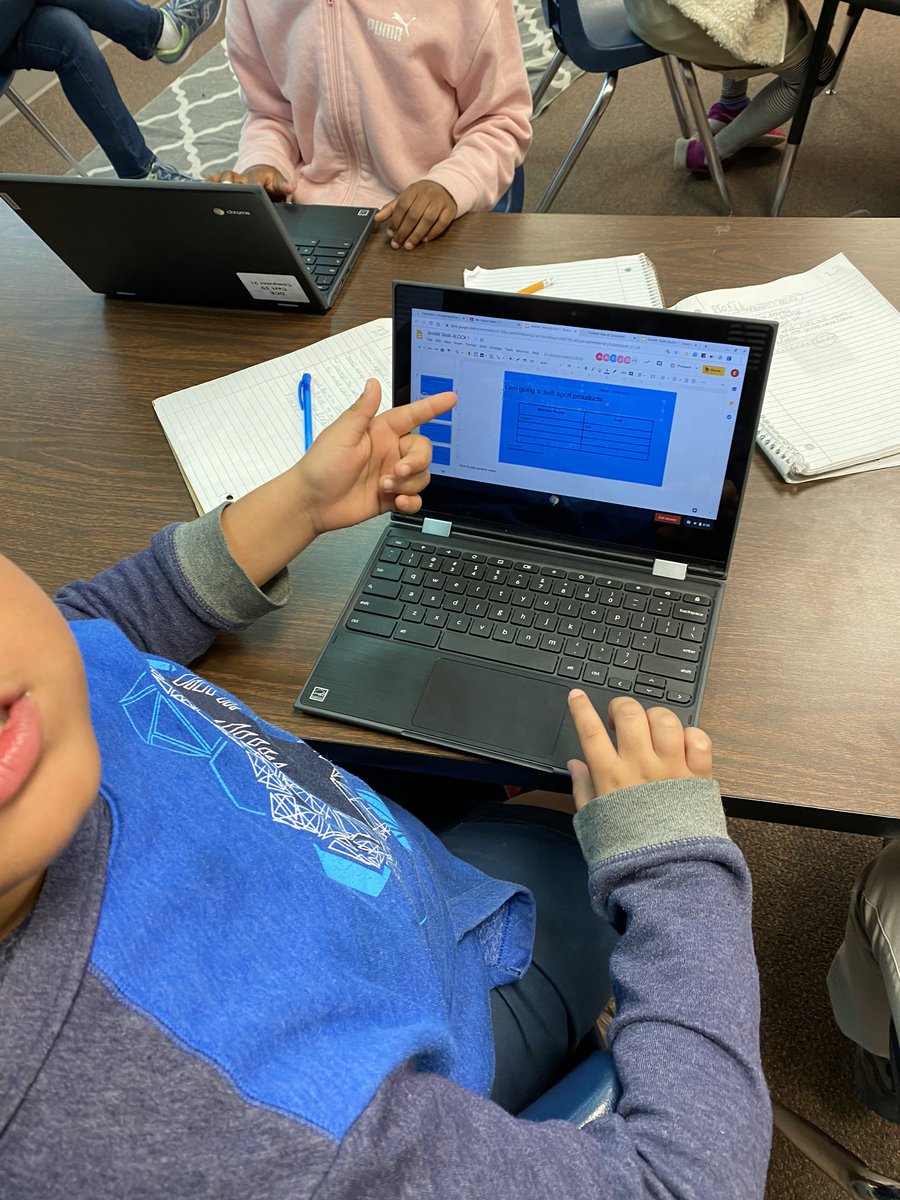 MrsReichle's tweet image. Welcome to Shark Tank! Students are creating a product, calculating their expenses, income, and profit. Would you invest in their business idea?? 🦈💵  @DeerCreekElem #SharkTank #CISD #TechApps #GoogleClassroom #4thMath