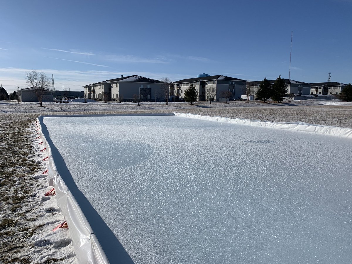 PhysedSms's tweet photo. Couple shots of our winter unit coming up shortly. Thanks to @cityofjohnston for sending out workers to help flood the rink (this was a huge time saver) and to Slapshot Hockey Shop for providing the skates. They were awesome to work with! https://t.co/wI0ZLrMHVr