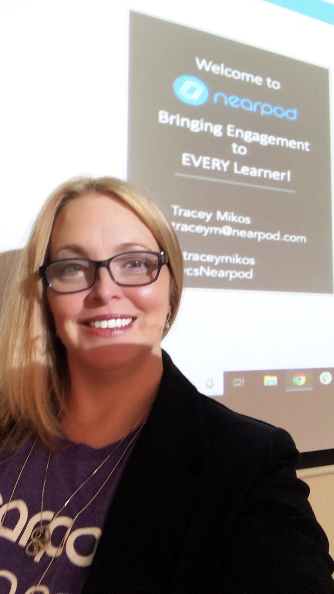 traceymikos's tweet image. Had a great time yesterday w/ the faculty 
@ Ormond Beach MS sharing ways #Nearpod can engage 100% of their students across the subject areas! There was laughter, excitement &amp;amp; ah-ha moments.  Oh &amp;amp; they 💙💙 #TimeToClimb! 🙌🎉
#vcsNearpod 
Tks @OBMSMedia for inviting me out! 🤗