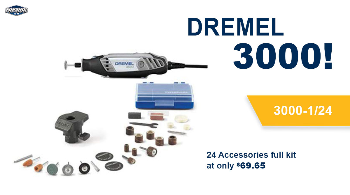 TopDogTool's tweet image. The #Dremel3000 is the result of upgrading Dremel's most popular #rotarytool Best for #cutting, #grinding, #sanding, #carving, and #polishing a variety of materials. 

⬇️Need one for your next DIY project or craft? Shop now below:⬇️
topdogtool.com/product/dremel…