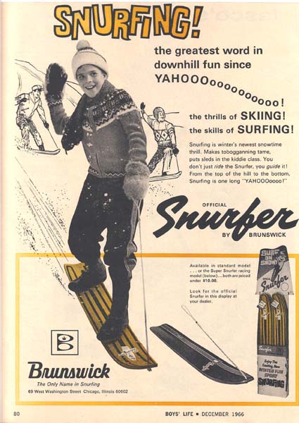 A2b 🏂 Did you know Muskegon is the birthplace of the snowboard? Originally called the “Snurfer” it was invented in 1968 by Sherm Poppin and manufactured by <a href="/Brunswick/">Brunswick Bowling</a> here in Muskegon!#PureMichiganChat #VisitMuskegon #mibeachtowns #SnowBoarding #Snurfer #MadeInMuskegon