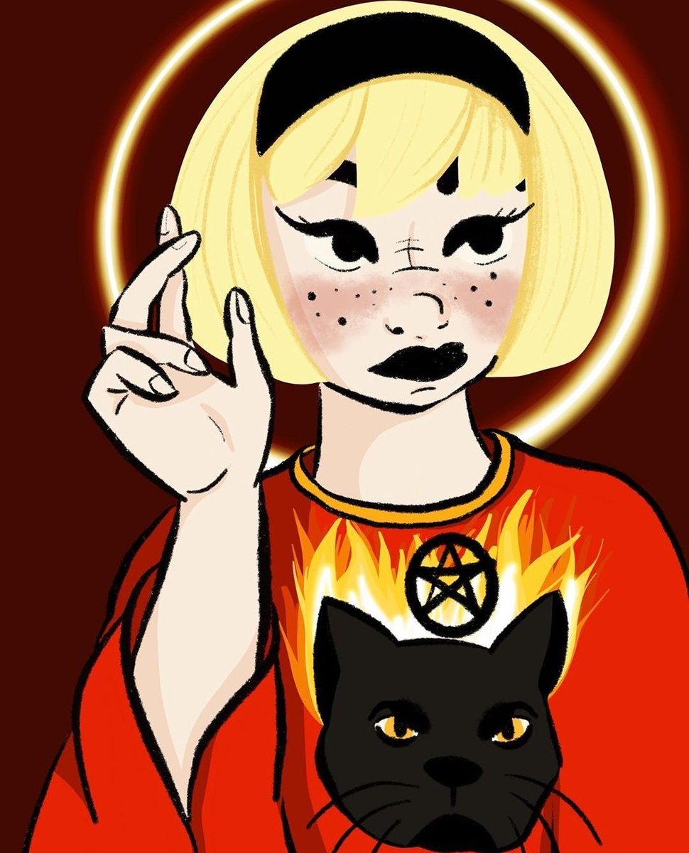 lonesoulstudio's tweet photo. First drawing this year
#drawing #digital #digitaldrawing #digitalillustration #ipad #procreate #procreateart #procreateartwork #thechillingadventuresofsabrina #netflix #applepencil #hereford #ukartist #ukillustrator  #graphicartist  #sabrinatheteenagewitch https://t.co/krkCZil0s1
