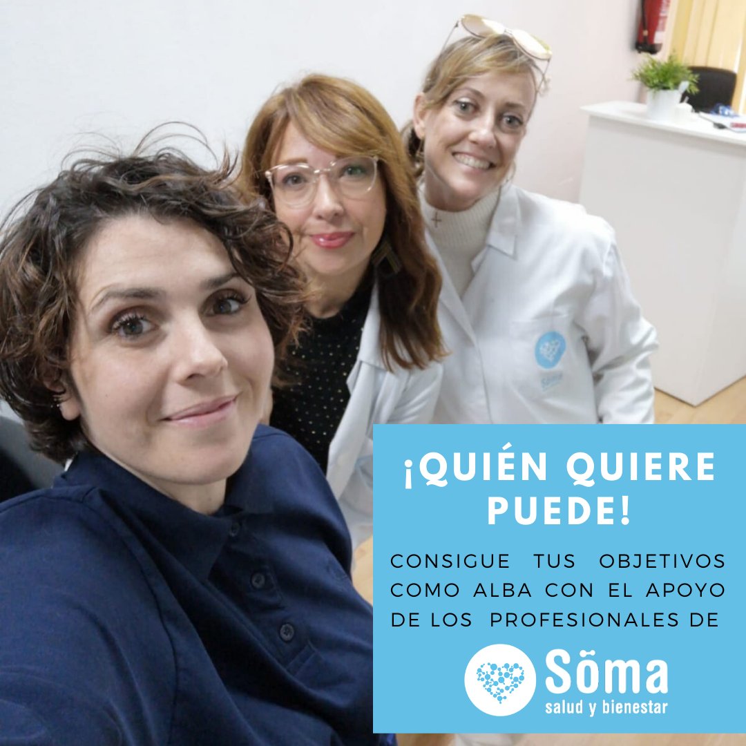somabienestar's tweet photo. Con la ayuda de nuestros expertos en nutrición y psicología podrás conseguir verdaderos cambios. Cuenta con nosotros para tu próximo reto. Conoce a Alba y su historia a través de su instagram @consiguiendoobjetivos https://t.co/cJmhN6MFfc