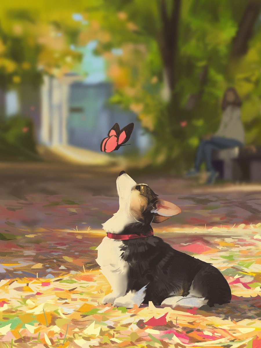 shirlero's tweet photo. Corgi puppy #artwork #snatti #illustration https://t.co/JEvsKXlfKM