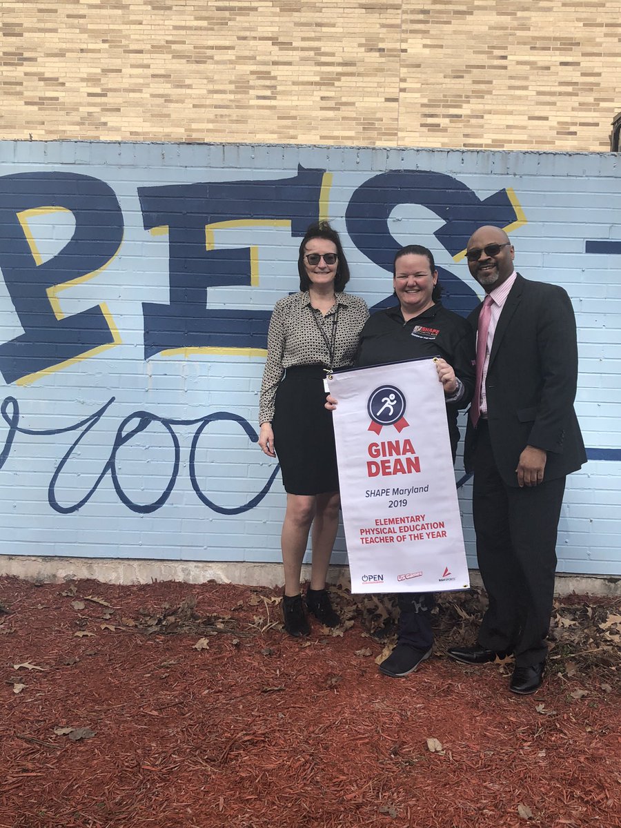 Congratulations to Gina Dean <a href="/GDeanPE/">Gina Dean</a> Elementary PE teacher of the year <a href="/PocomokeElem/">Pocomoke Elementary School</a> <a href="/USGames/">US Games</a> is proud to support <a href="/SHAPEMaryland/">SHAPE Maryland</a> TOYs