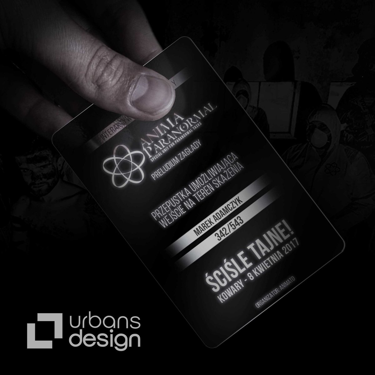 snabru5's tweet photo. Anima Paranormal - Interactive Horror Performance. I look forward to coming back and more interventions. 👌🏻🔥

#urbansdesign #design #animaparanormal #ticket #graphicmaterials #materialofpromotion #interactiveperformance #poland https://t.co/m6qLfZNVoQ