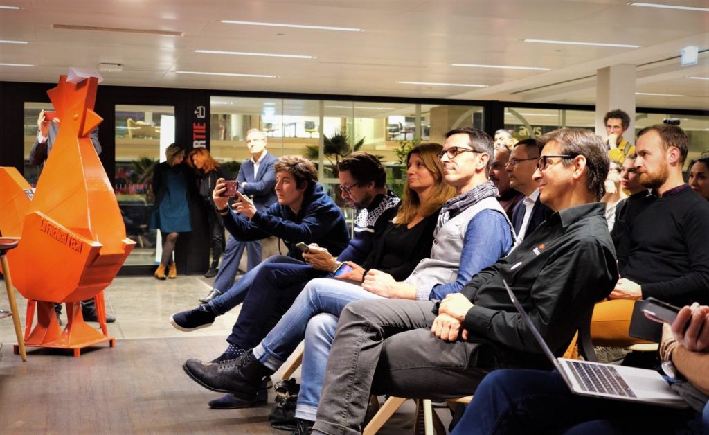 ClrmntMetropole's tweet photo. #innovation 
Retour sur l' #Uphero  " #FrenchTech Clermont Auvergne vous ouvre les chakras" , qui réunissaient mardi des entrepreneurs innovants @lastationf 
👉👉 https://t.co/KgziMSumSv https://t.co/7PmfUBovMV