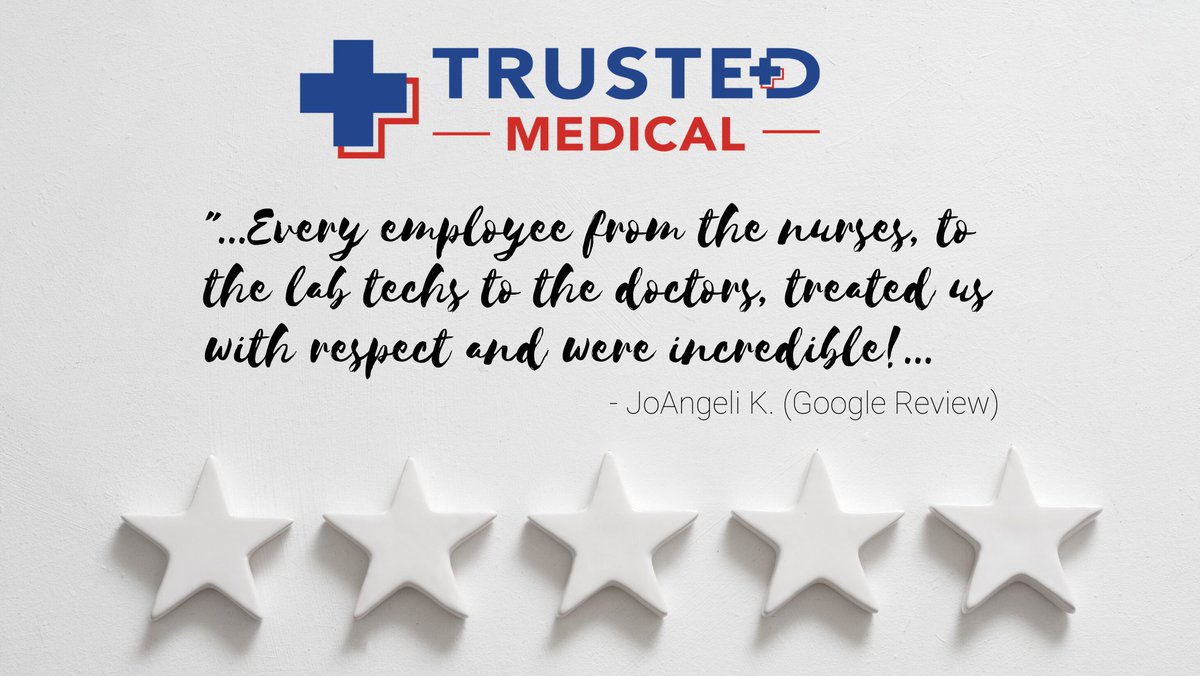 Do you know why this patient had such a great experience with every employee she encountered?! Because each of our employees (physicians included!) undergo an extensive customer service training seminar when they join our team. That's the Trusted difference! #TrustTheDiffERence