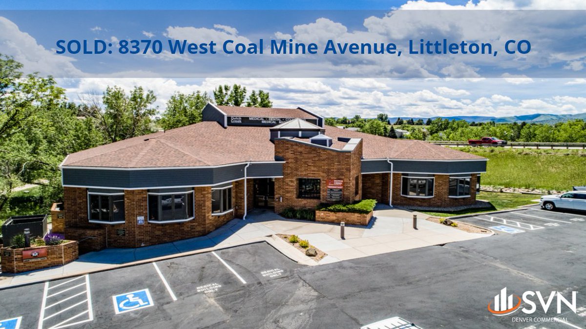 SVN_Denver's tweet photo. RECENTLY SOLD: Gabriel Hill recently sold an 8,282 sf office building located in Littleton, Colorado!

#CRE #SVNDenverCommercial #OfficeSold #Sold #LittletonCO

https://t.co/TaNISBPsc8 https://t.co/ARAmbGhzeK