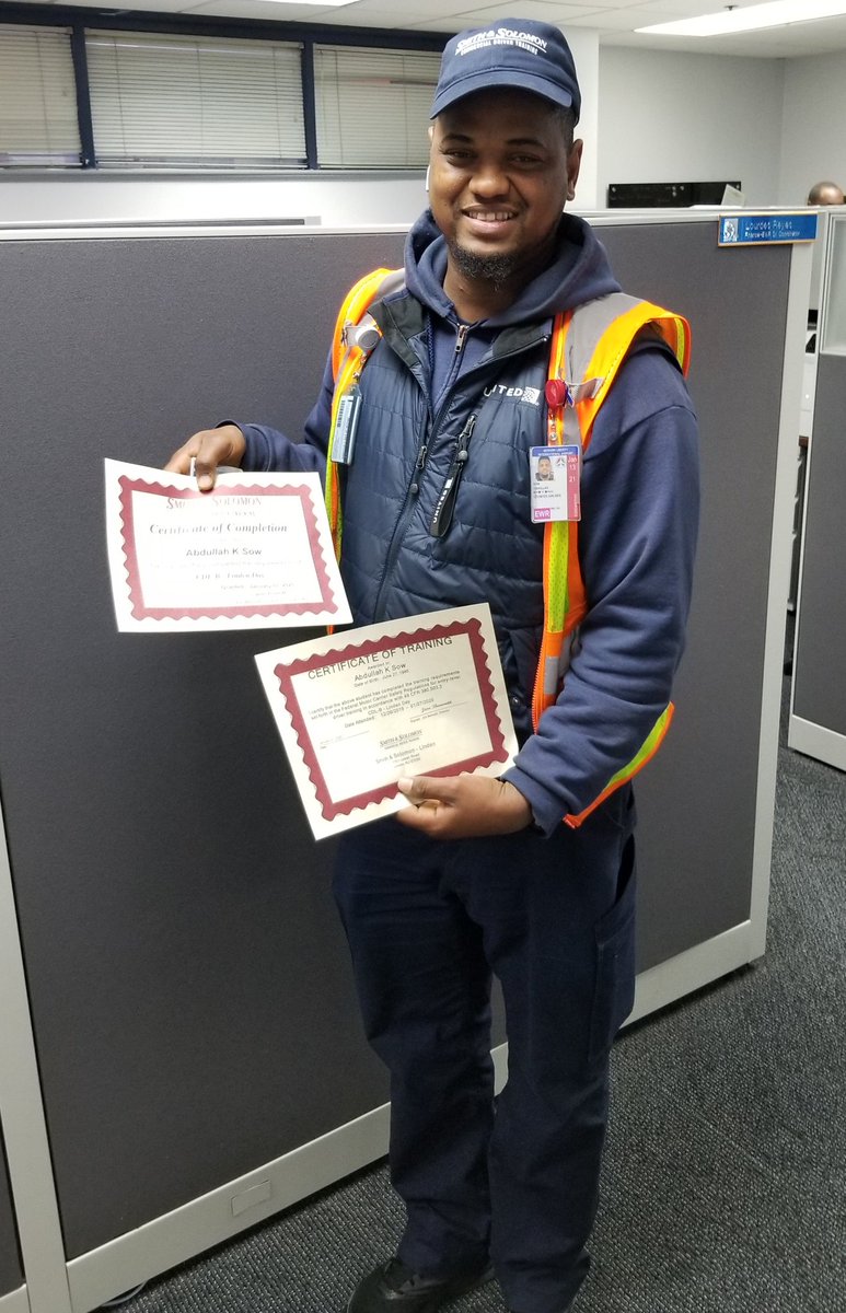 Congrats to Abdullah! He finished training last week! He is so excited to be CDL licensed and be part of the United Catering family! #Congrats #class3 #herewego <a href="/vinodrbollam/">Vinod Bollampally</a> <a href="/weareunited/">We Are United</a>