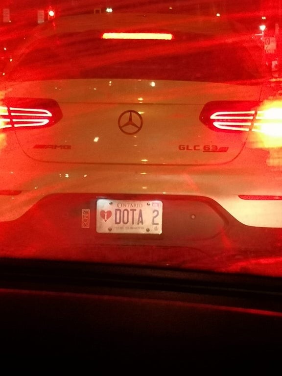 more_mmr's tweet photo. When you love Dota so much you buy Mercedes to get home faster to play it

What Dota-related stuff would you write on your car plates?

#funMoreMMR https://t.co/92Mb9U9Xmv