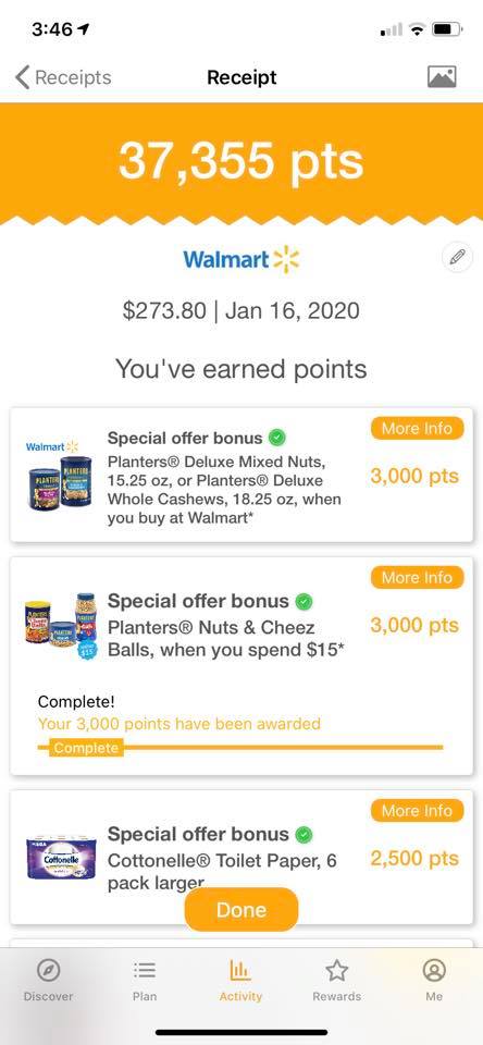 PhyllisMoynihan's tweet photo. #FetchMaxPoints - 37,355 points earned in one shopping trip. https://t.co/Jpbae8jxc0