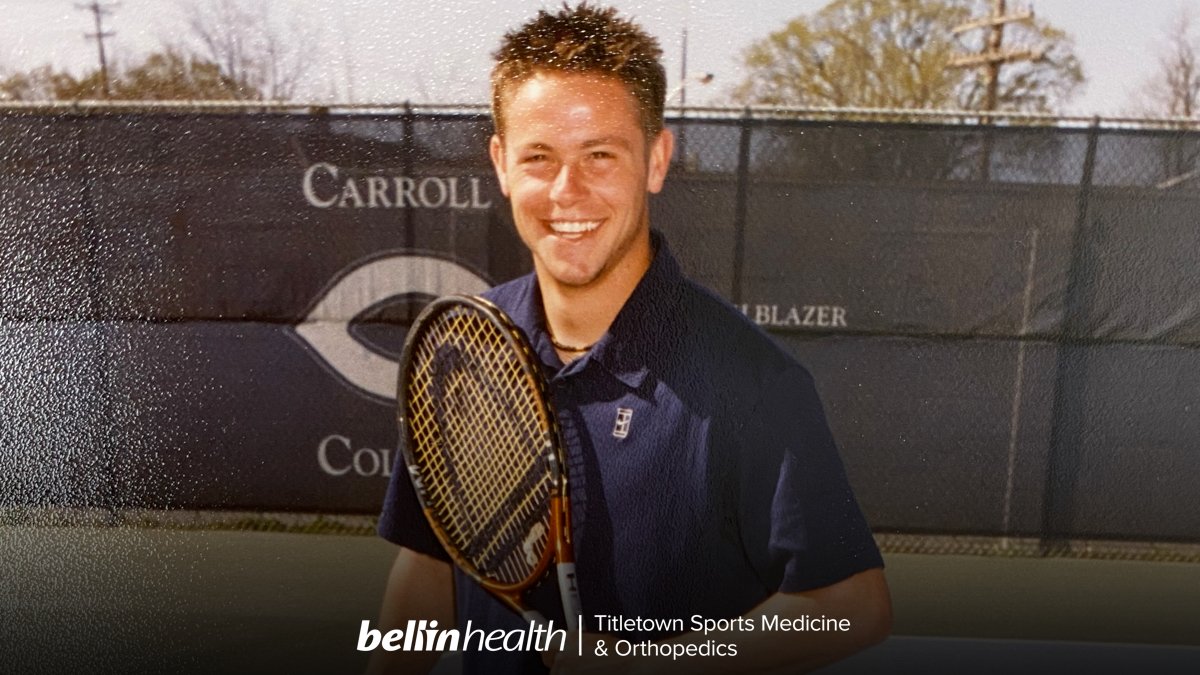 emplifyttown's tweet photo. Charlie played quite a few sports growing up, including tennis at @carrollu. Several knee injuries inspired him to become a physical therapist. Now he's been living his dream at Bellin for 14 years! Here's his story. https://t.co/YhmnefGK6Z #ThrowbackThursday #PhysicalTherapy https://t.co/gw0yjSo08X