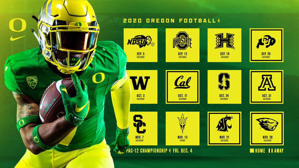 Oregon Football tweet media