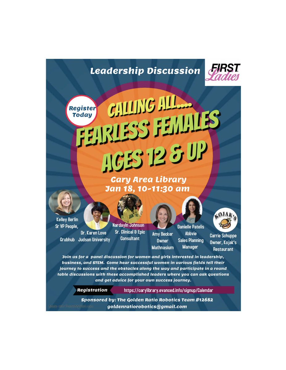 D155 GEMS (@d155gems) on Twitter photo Listen up, ladies! If you're like us and can't wait until the GEMS Conference next weekend, head over to the <a href="/carylibrary/">Cary Area Library</a> this Saturday, Jan. 18th to hear from some FEARLESS FEMALES in the fields of business, leadership and STEM! 10:00-11:30am! #d155gems Listen up, ladies! If you're like us and can't wait until the GEMS Conference next weekend, head over to the <a href="/carylibrary/">Cary Area Library</a> this Saturday, Jan. 18th to hear from some FEARLESS FEMALES in the fields of business, leadership and STEM! 10:00-11:30am! #d155gems