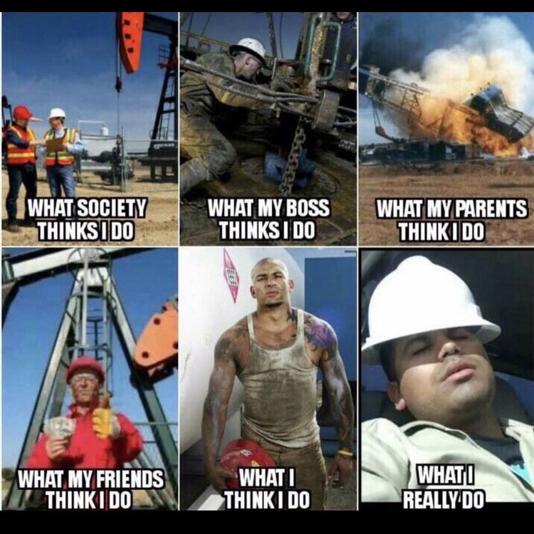 OilfieldNow's tweet photo. 😂
#oilfield #whatmybossthinksido #whatido #oilpatch #whatpeoplethink #sleep #hurryupandwait #neverending #true #ithappens #thenameofthegame #whatmymomthinksido #whathappens https://t.co/0V1CGppNh6