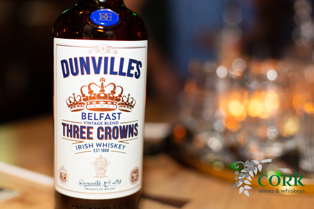 Coming soon to LCBO stores... Dunville's Irish Whiskey Echlinville Distillery Crowns Vintage Blend Irish Whiskey. 'A premium blend of superior aged whiskeys finished in 3 of the finest casks' LCBO#14073 $77.95 
#dunvillesirishwhiskey #spiritofbelfast #corkwhiskeys