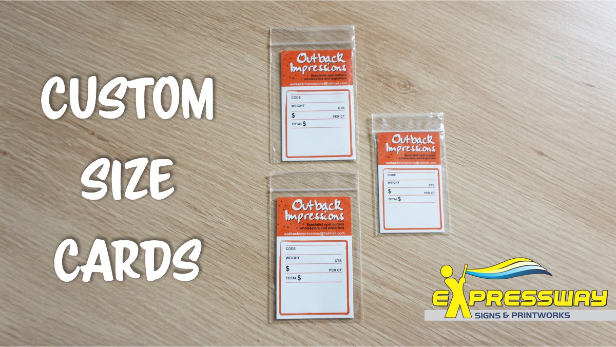 ExpresswaySigns's tweet photo. It doesn’t always have to be the standard business card. Why not use them as jewellery labels instead? There are 101 uses for small cards and we can help you make the right one for you. 

#businesscards #customsize #labels #expresswaysigns #printing #local #cairns #fnq #australia https://t.co/WDAWJaE1xI