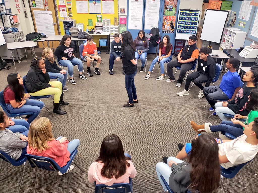 mrskristinhaney's tweet photo. Great turnout for today's #AVIDclub meeting! We discussed our spring college trip and then did some team building. Join us next month!!! #ThisIsAVID #AVIDschoolwide https://t.co/qvMVpoQIaL