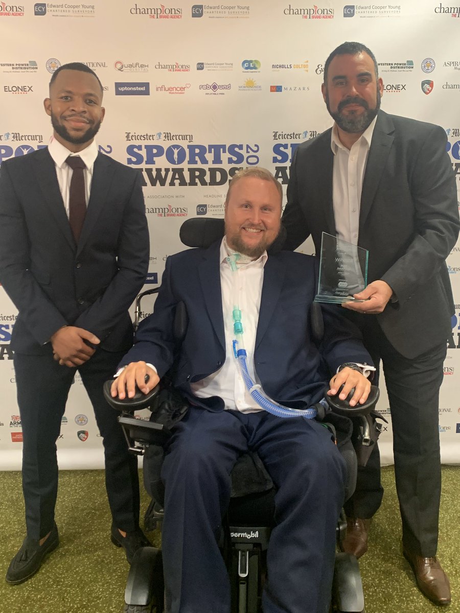 A huge well done to <a href="/Hambofoundation/">Matt Hampson</a> for winning the Neville Hamilton Award, sponsored by #CrouchLogistics #Winner #LMSA2019