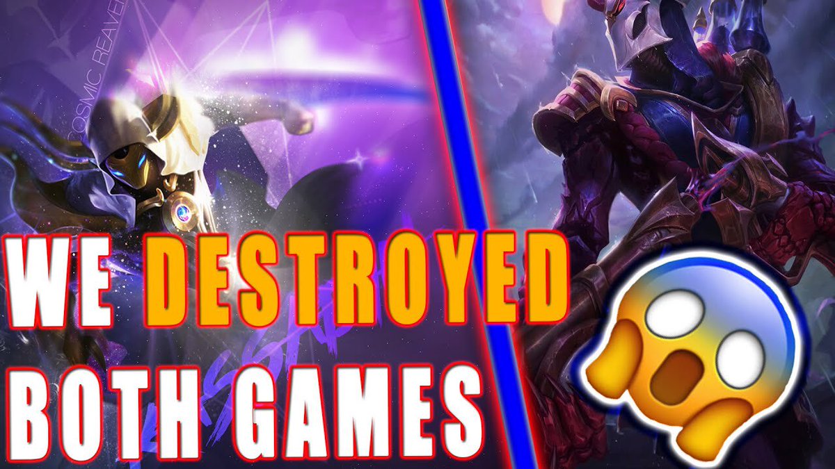 PuppetMasterYT1's tweet photo. We freaking destroyed both games! Come check it out : https://t.co/OQru4JLcDU #leagueoflegends #kassadin #jhin #win #oneshot #gaming #videogames https://t.co/QLrfBjKmUi