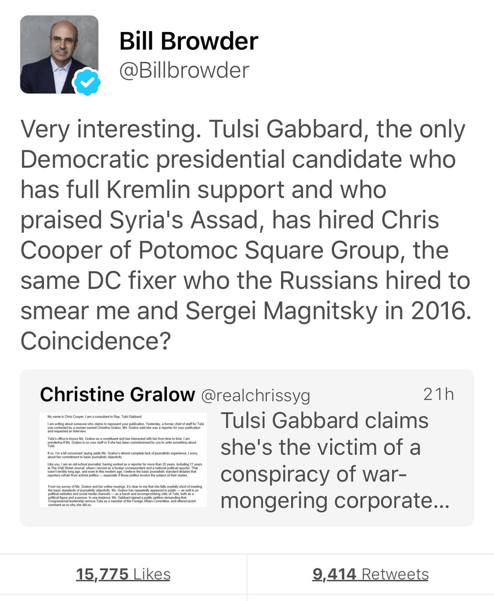 LOrion's tweet photo. @JoshuaPotash @SethAbramson @votevets @USNATO @ICIJorg @OCCRP @maddow AND #TulsiGabbard is #NZMob per @FBI .. She OUTED herself TOO via #MobThugging of #Honolulu Reporter @realchrissyg in 2017 .. @Billbrowder reported it to us himself (@guardian @ICIJorg @OCCRP) (PS Tweet earlier this yr #GABBARD Thug harassing same journo. in a park. https://t.co/wz0lIpFZGA