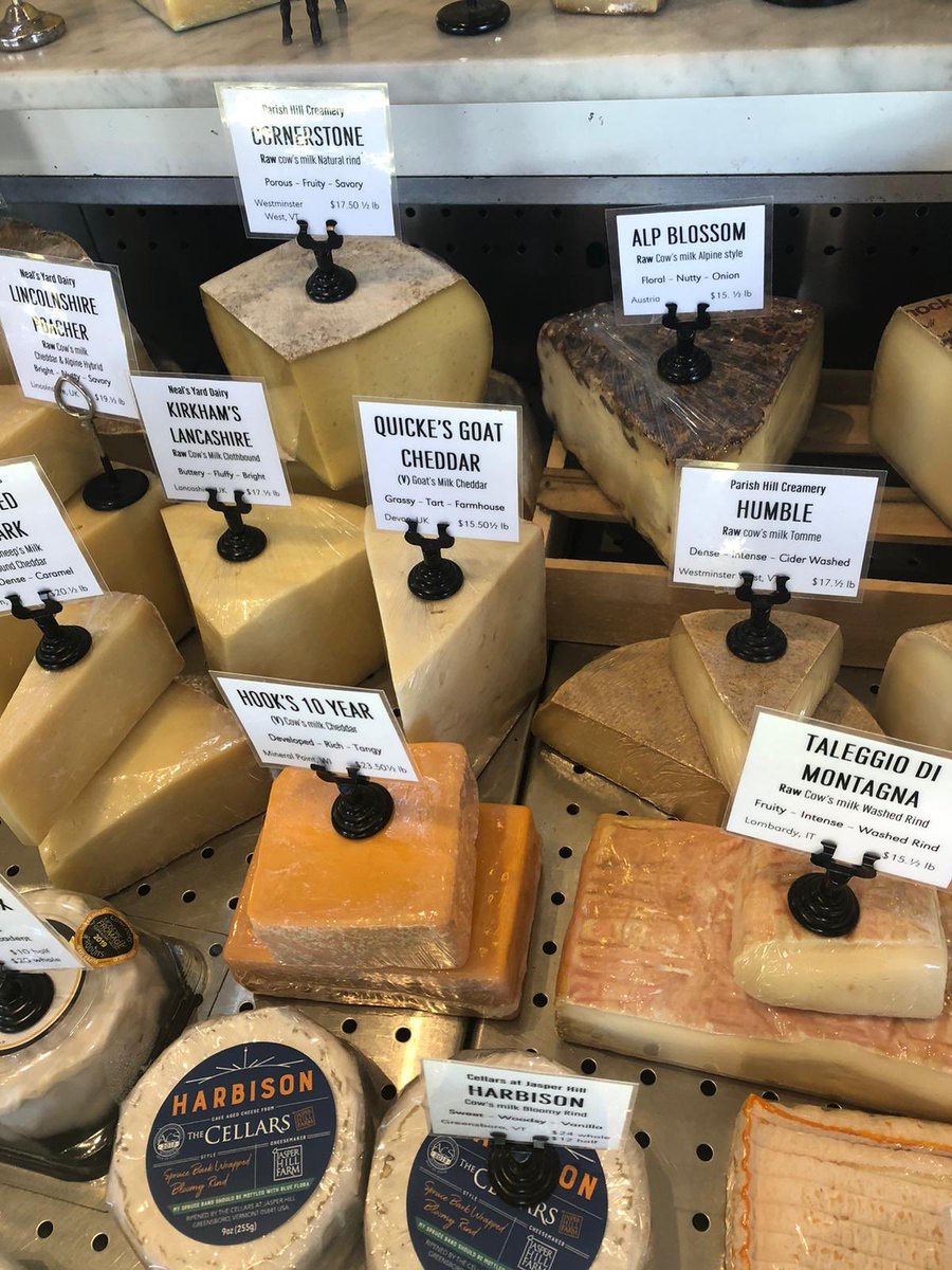 QuickesCheese's tweet photo. Great to see our award winning goat’s cheese on display in the beautiful counter at @joansonthird in Los Angeles 🧀🐐#quickesinamerica #joansonthird #LosAngeles https://t.co/l1IUxQvW84
