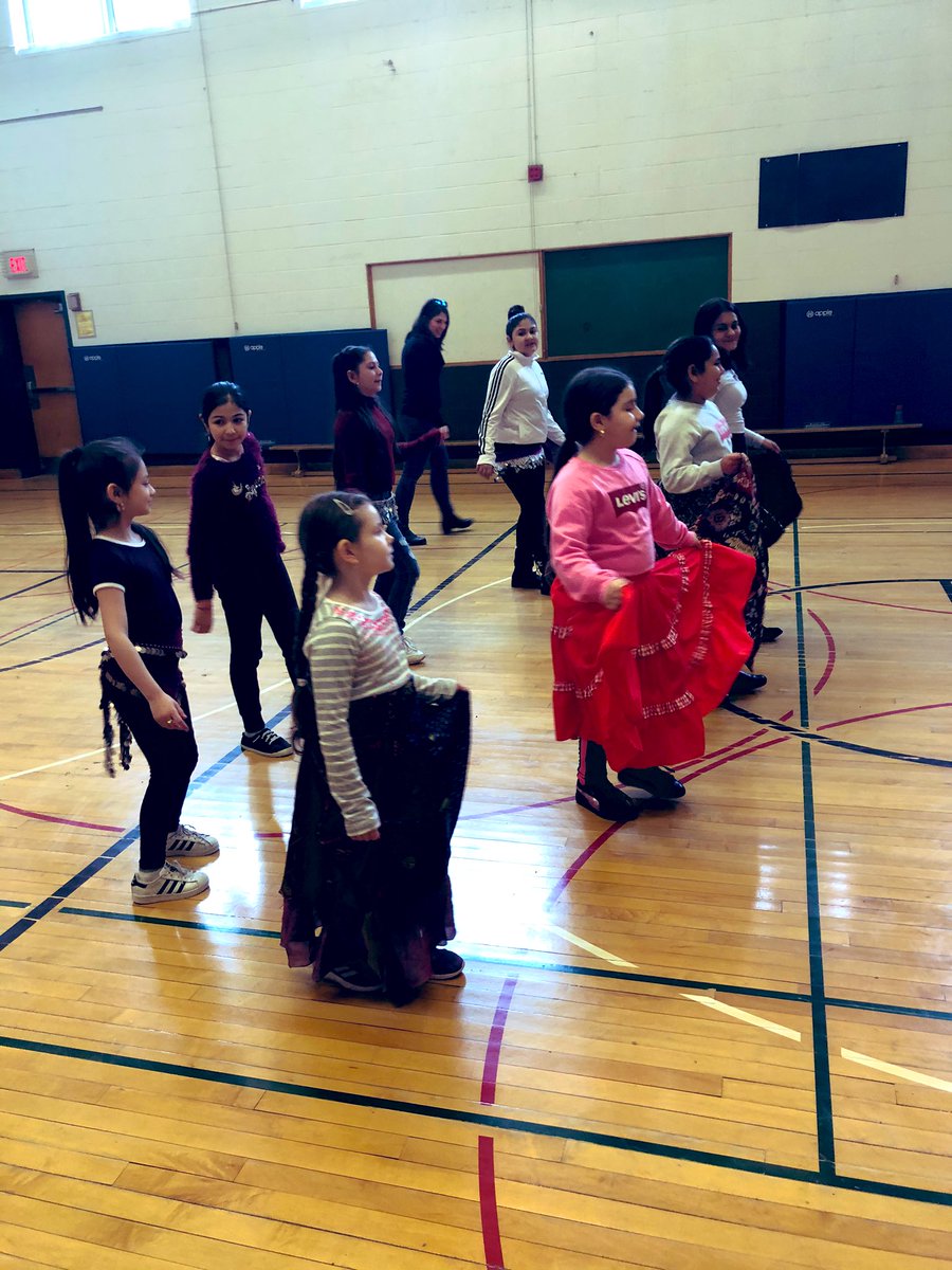 sofieifant's tweet photo. @TDSB_Grenoble students dance practice at Lunch. #romanidance Thank you to our amazing parent volunteer Vlasta! #traditionalromanidancing #danceclub #newcomerservices @Mr__Kobus @mikkihymus @welcome_tdsb @CitImmCanada @TDSB_Music https://t.co/flc0wNuOXt
