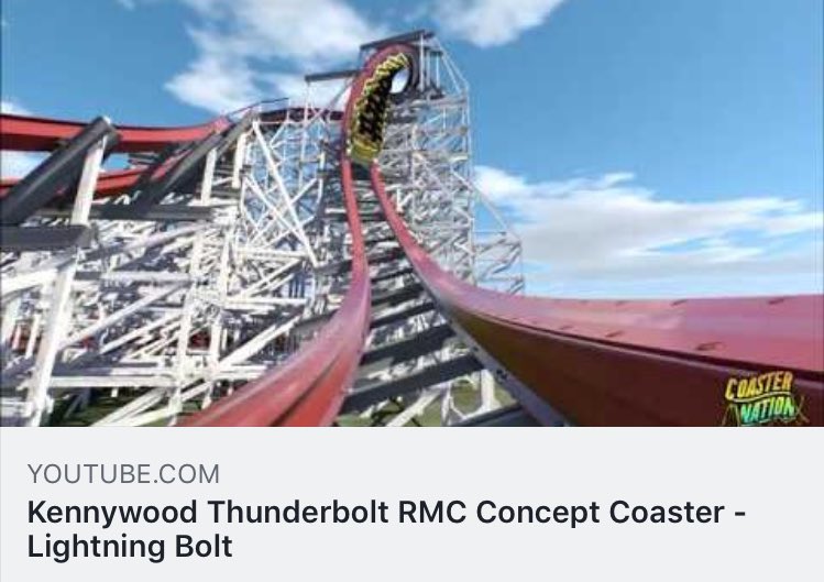 Coaster_Nation's tweet image. #Kennywood’s Thunderbolt re-imagined into Lightning Bolt - An RMC Concept. We test the new features in @nolimitscoaster sim by turning Thunderbolt into a RMC machine! The new design continues the legacy of running under the Steel Phantom! 🎢 🙌🏼

▶️ youtube.com/watch?v=wyV5r5…