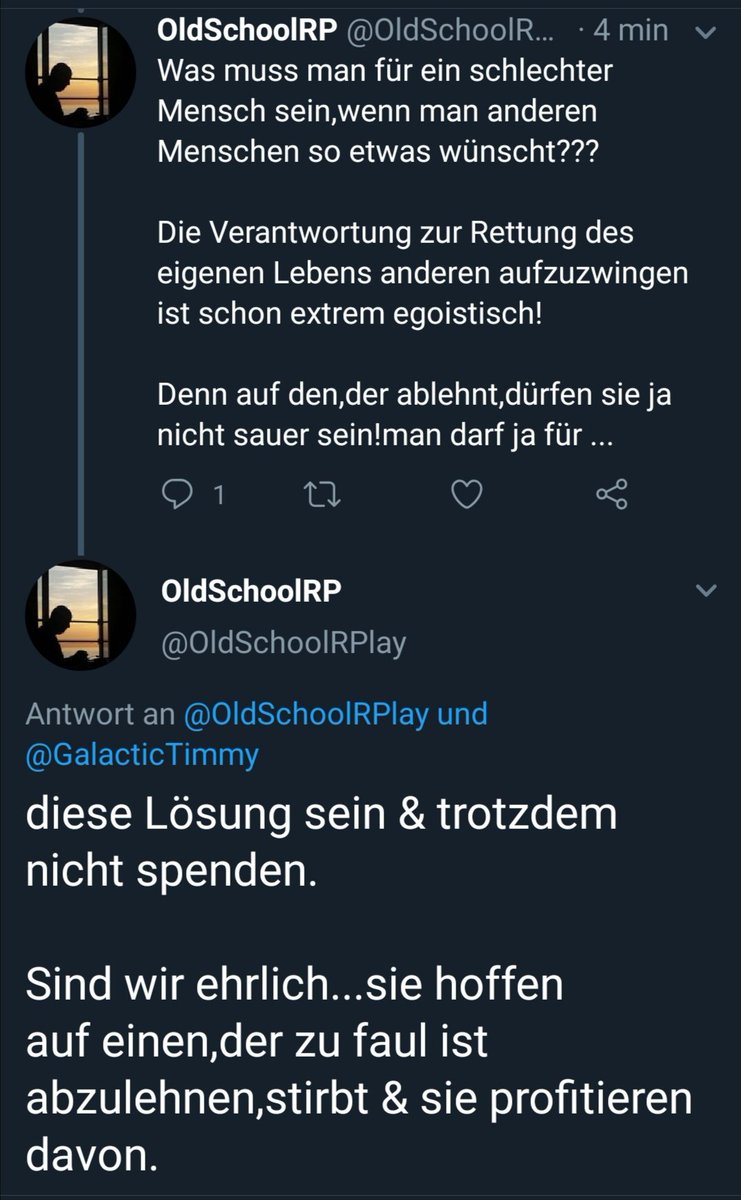 GalacticTimmy's tweet photo. "Die Verantwortung zur Rettung des eigenen Lebens anderen aufzwingen" https://t.co/DvKEcsi0cq
