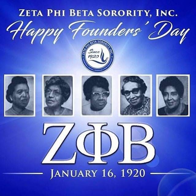 EAQues1932's tweet photo. Happy Founder's Day To the Lovely Doves of Zeta Phi Beta thank you for your 100 years of service!! https://t.co/l2AOXKoFlc