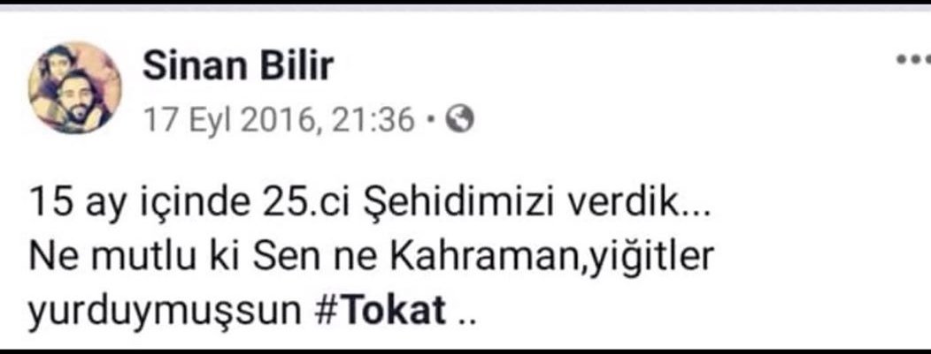 aycanurtasovatr's tweet photo. Kahramanlar can verir yurdu yaşatmak için! 🙏
#sinanbilir https://t.co/tQkP7hy9z6