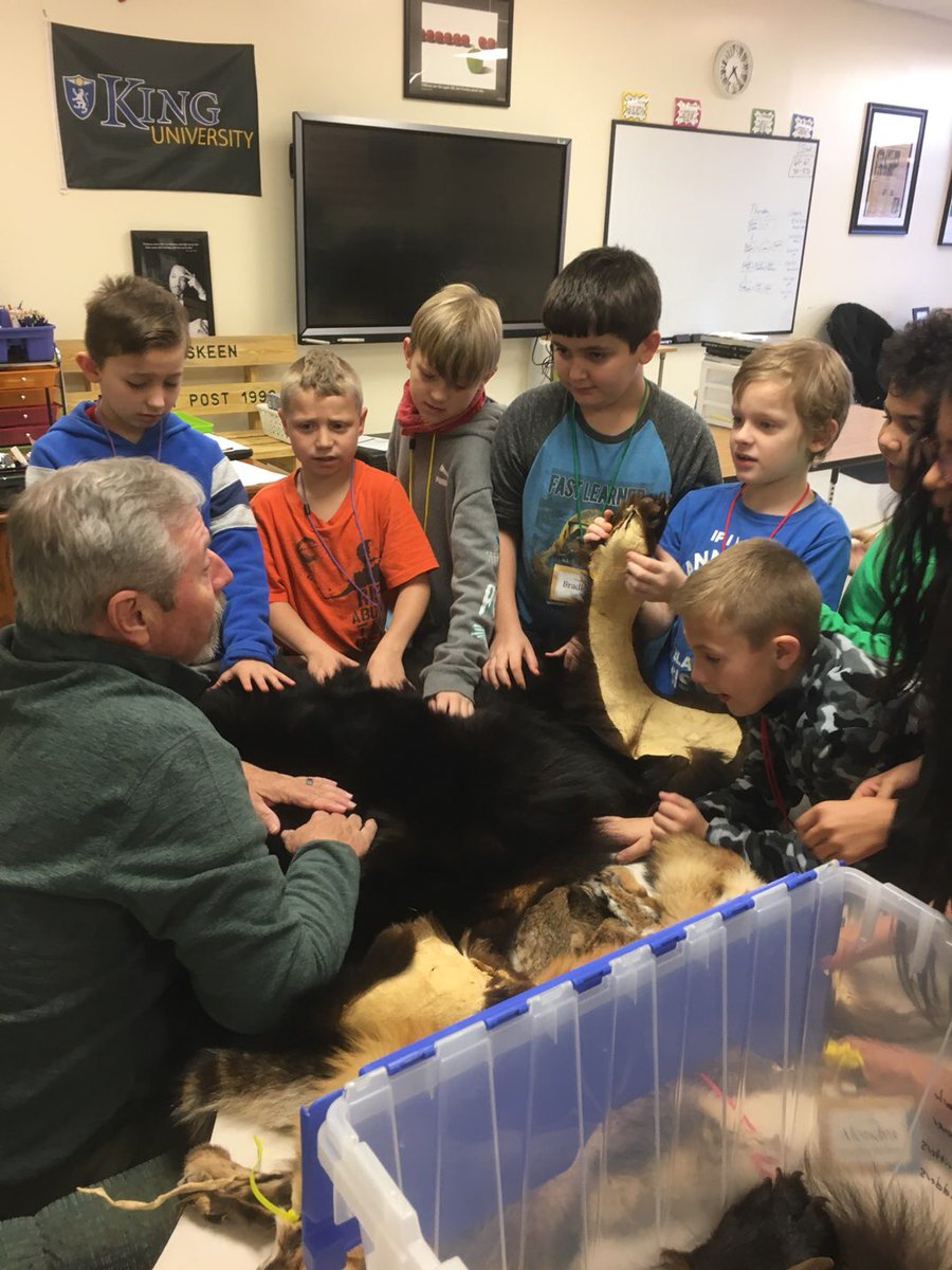 Learning about animal pelts was awesome.  Feeling each type of fur was the best part! #tvtigers2020 <a href="/drlanaluttrell/">Lana Luttrell</a>