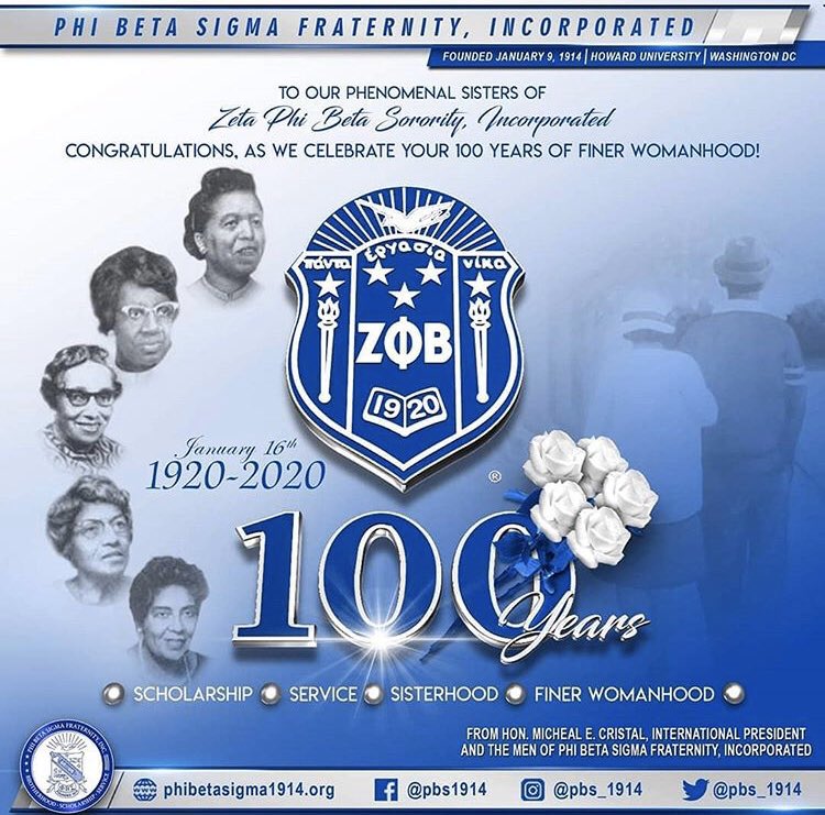 KSUSigmas's tweet photo. Happy founders day to our sisters of Zeta Phi Beta Sorority Inc. 💙💙💙 https://t.co/zSF0Dy8cNS