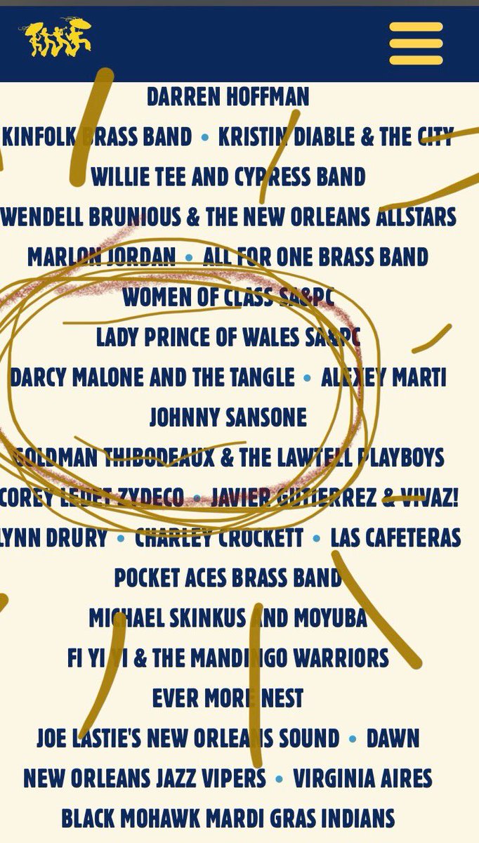 DMandTT's tweet photo. THRILLED to be playing ⁦@jazzfest⁩ on Thursday, April 23! Always our favorite day of the year! https://t.co/3YlnPOGzJi