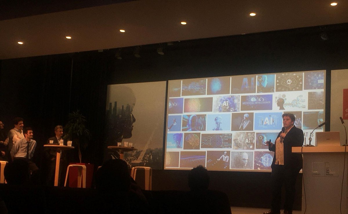 C'est parti pour notre 1ère conférence sur l'Intelligence Artificielle ! 😃
Merci à Amélie Cordier d'introduire le sujet grâce à son expertise

<a href="/EMLYON/">emlyon business school</a> 
#IntelligenceArtificielle #clubdigital