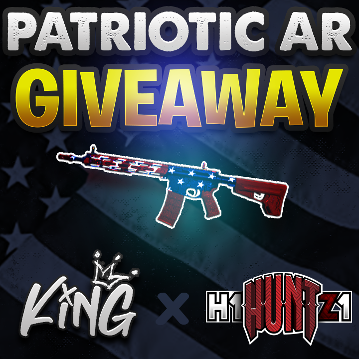uKingPlays's tweet photo. Hey, giving away a Patriotic AR on January 24th

Retweet

Follow me and @h1z1hunt to enter https://t.co/to4GgaW5Y7