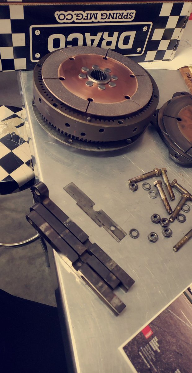 Numbdarkjedi66's tweet photo. New clutch setup for the year is going to be insanely badass 😍 #tiltonengineering #raceclutch #asphalt #dreams #racecar #Racing #BabyYoda https://t.co/8Bf0hIkmBG