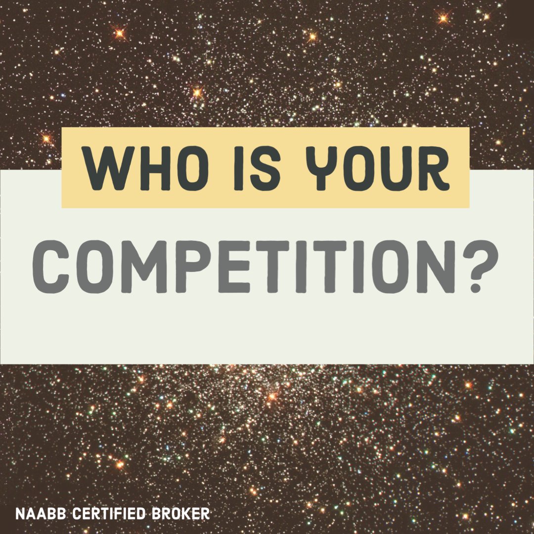 VisionaryBA's tweet image. Another common question a buyer may ask is regarding the competition.
Who do you view as your chief competition? Why do you feel that way?
Did you know, if you feel strongly, they will be the perfect buyer candidate?

Let us help you with more common questions!
#StLouis #Missouri