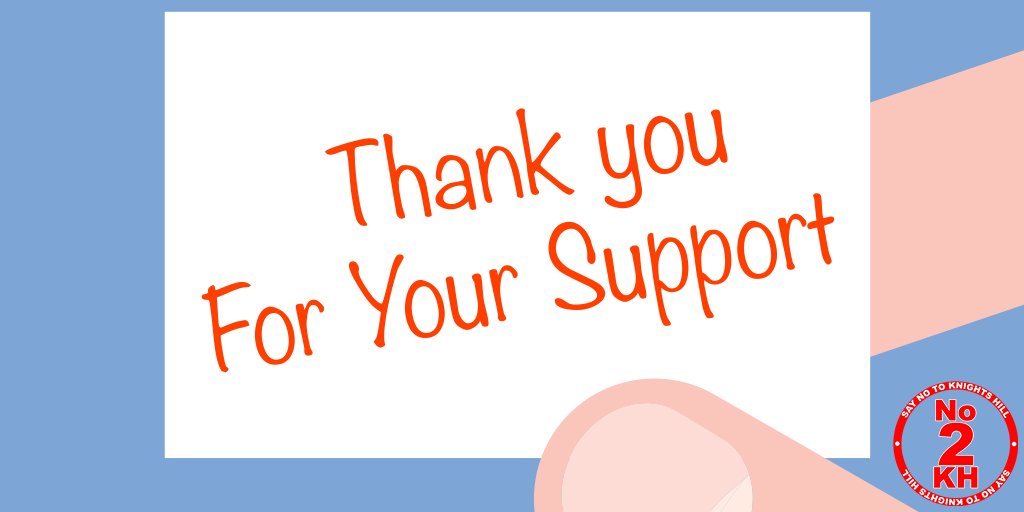 We might not know what's yet to come, but we'd like to take this opportunity to thank each and every one of you who have so generously supported our campaign, however that may have been. Your support has been invaluable. 

#No2KH #KnightsHill #KingsLynn #SouthWootton