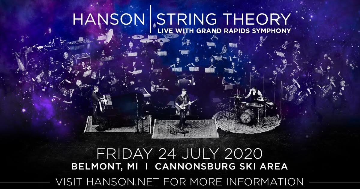 hansonmusic's tweet photo. Excited to announce that we are playing a #hansonstringtheory show on July 24 with the @GRSymphony 🎻 We'll see you this summer! https://t.co/vV6hfnKub9 https://t.co/qFSHo4B4BM