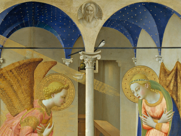 La Anunciación, Fra Angelico (1425) La Anunciación, Fra Angelico (1425)