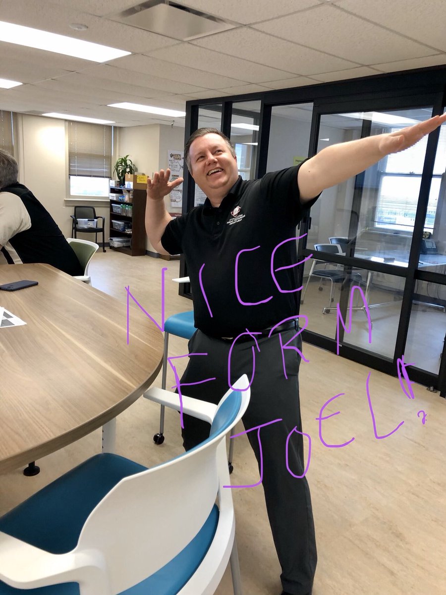 Lunch yoga starting now! Unlocking Innovation through mindfulness. Nice form <a href="/SATXrecruiter/">Joel</a>