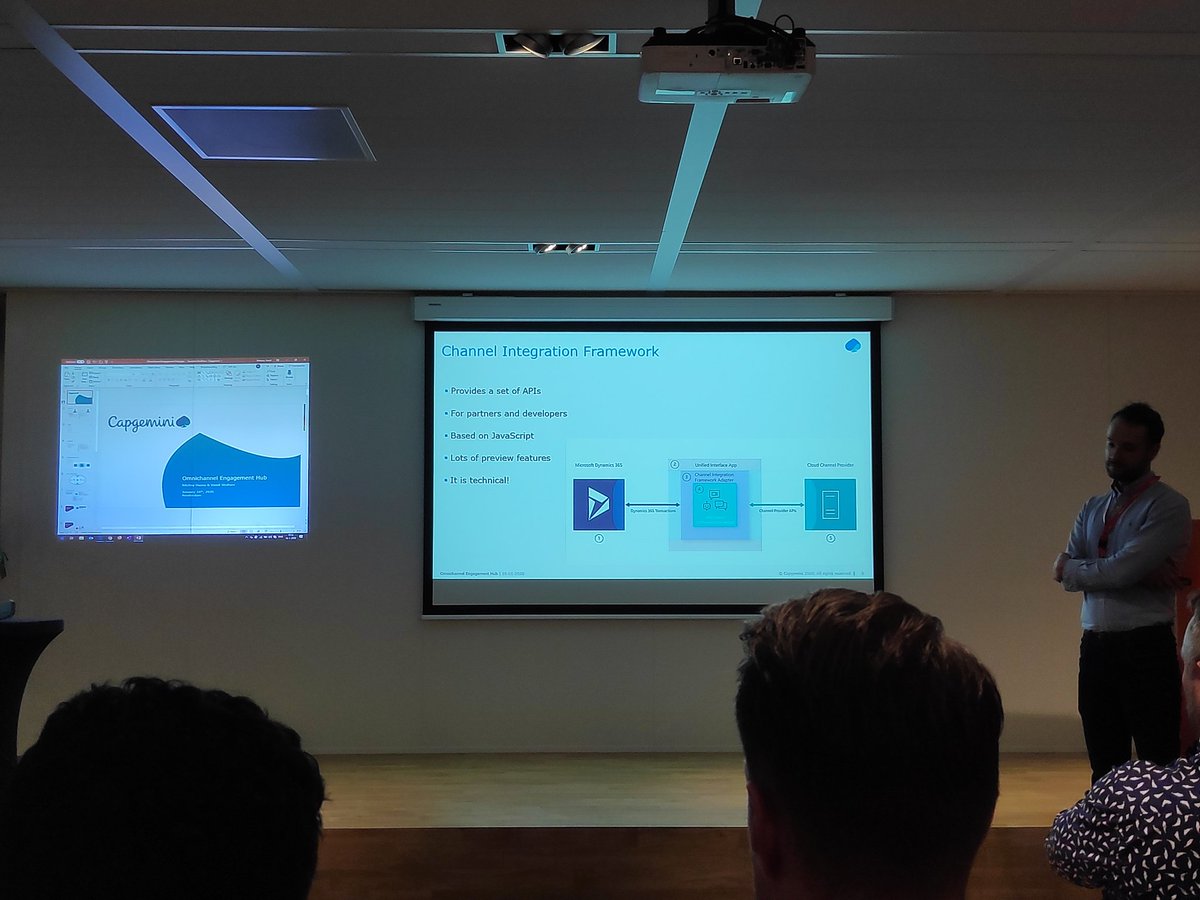 CEProNL's tweet photo. Great presentation about the #OmnichannelEngagementHub #dynamics365 by @vassilstoitsev and @RitcheyHazeu https://t.co/XzTbLZsGWE