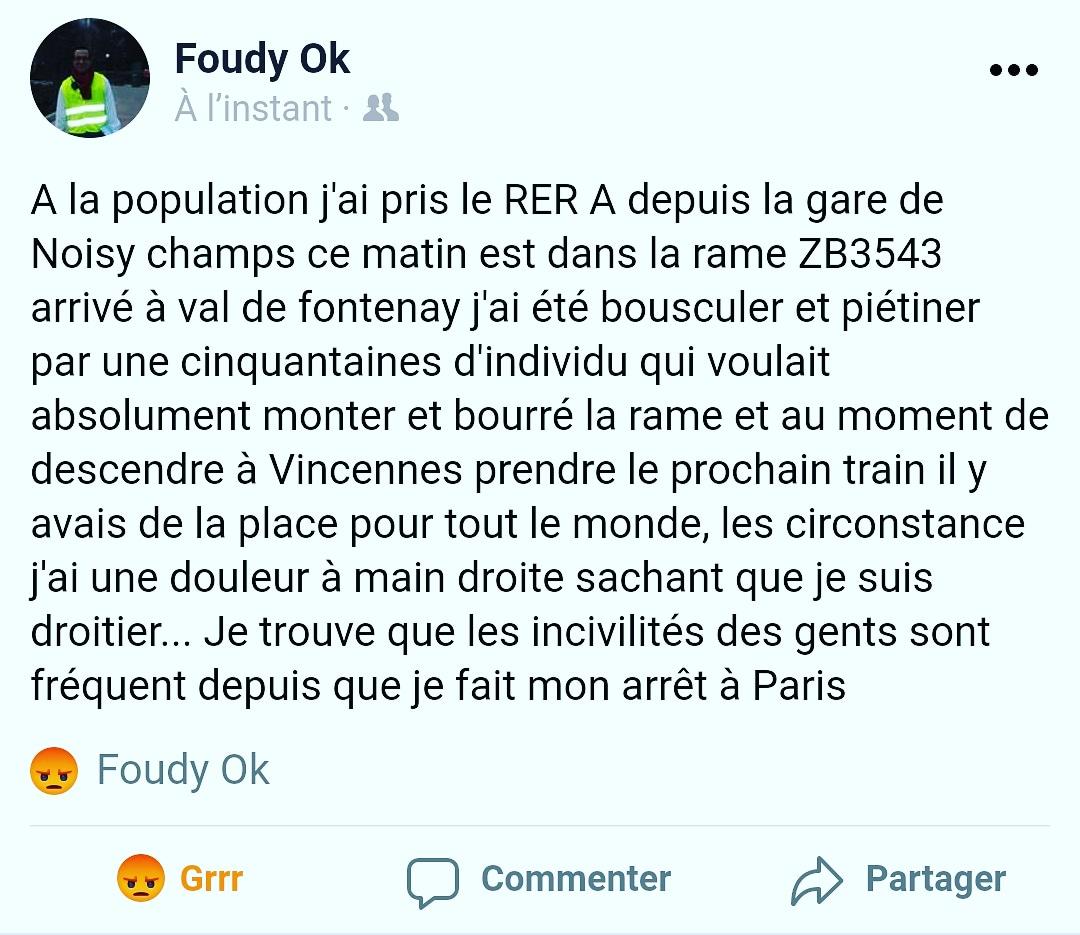 Service Client RATP 😷👌 on Twitter "Bonsoir Oktoubri, je suis navrée de lire la situation que