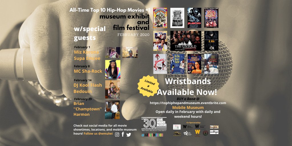 wmulwi's tweet image. February will be lit at The LEW! Get your tickets via Eventbrite. Don't miss this epic event! 1 month of entertainment for one low price! 
@wmuCAB @wmua @WesternMich  @comwmu
 @LeeHonorsCol @BlackArtsKzoo @DouglassAssoc
 tophiphopandmuseum.eventbrite.com