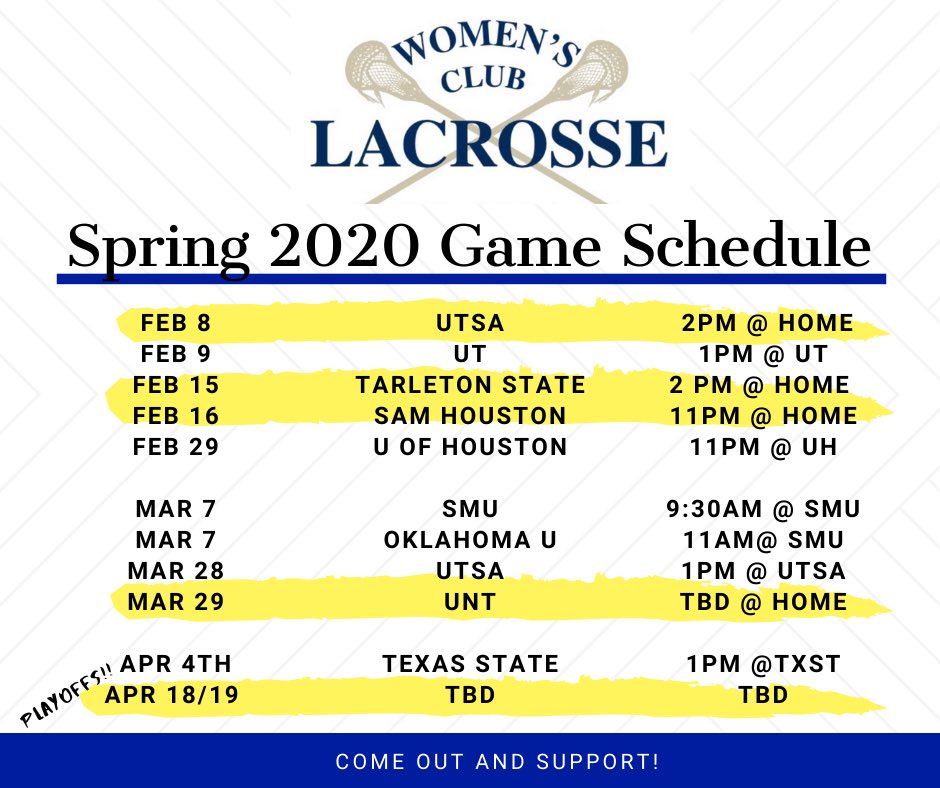 seuwlax's tweet photo. ‼️SPRING 2020 GAME SCHEDULE IS HERE ‼️ 
Hope to see y’all out here supporting you’re FAV LAX TEAM ;) https://t.co/cUFrQL8WDF